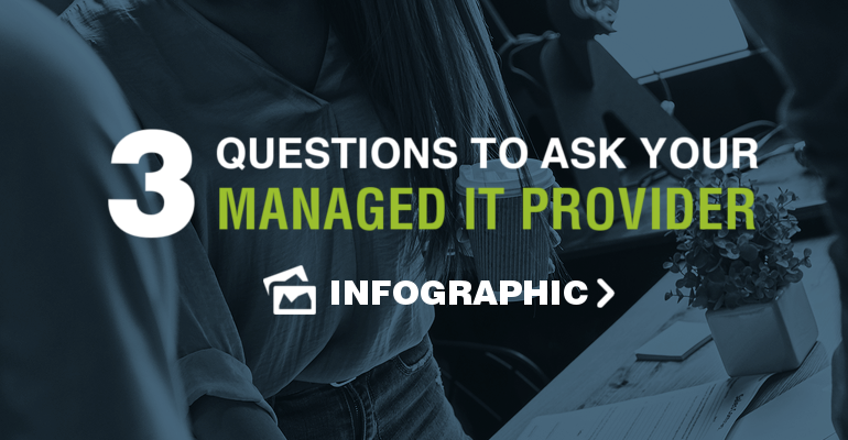 Infographic: Three Questions to Ask Your Managed IT Provider Immediately.